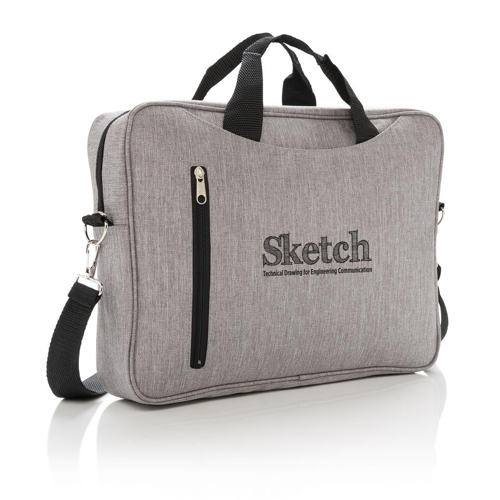 Basic 15” laptop taske, grå