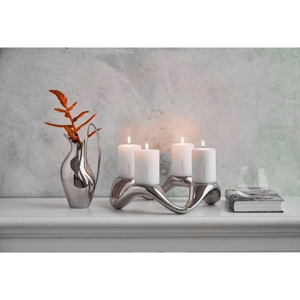 Georg Jensen Cobra Lysestage m. 4 lys