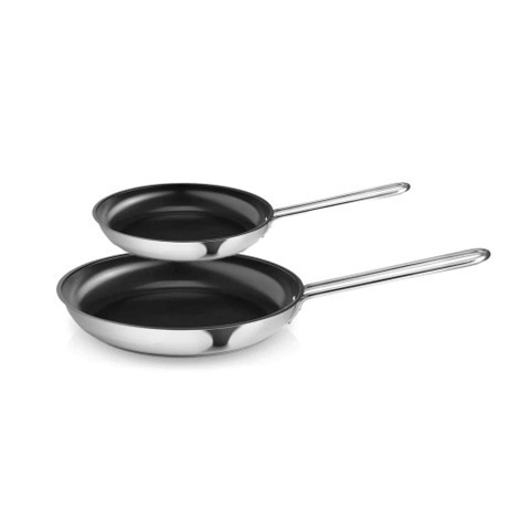 Eva Trio 3 stk. Honeycomb stegepander - GENANVENDT rustfrit stål
