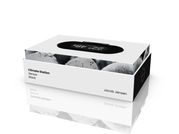 Jacob Jensen Klimastation 11,5 x 2,3 x 5,5 cm Black