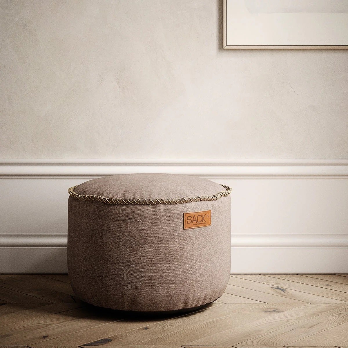 Sackit - RETORit Canvas Drum/Puf i Sand