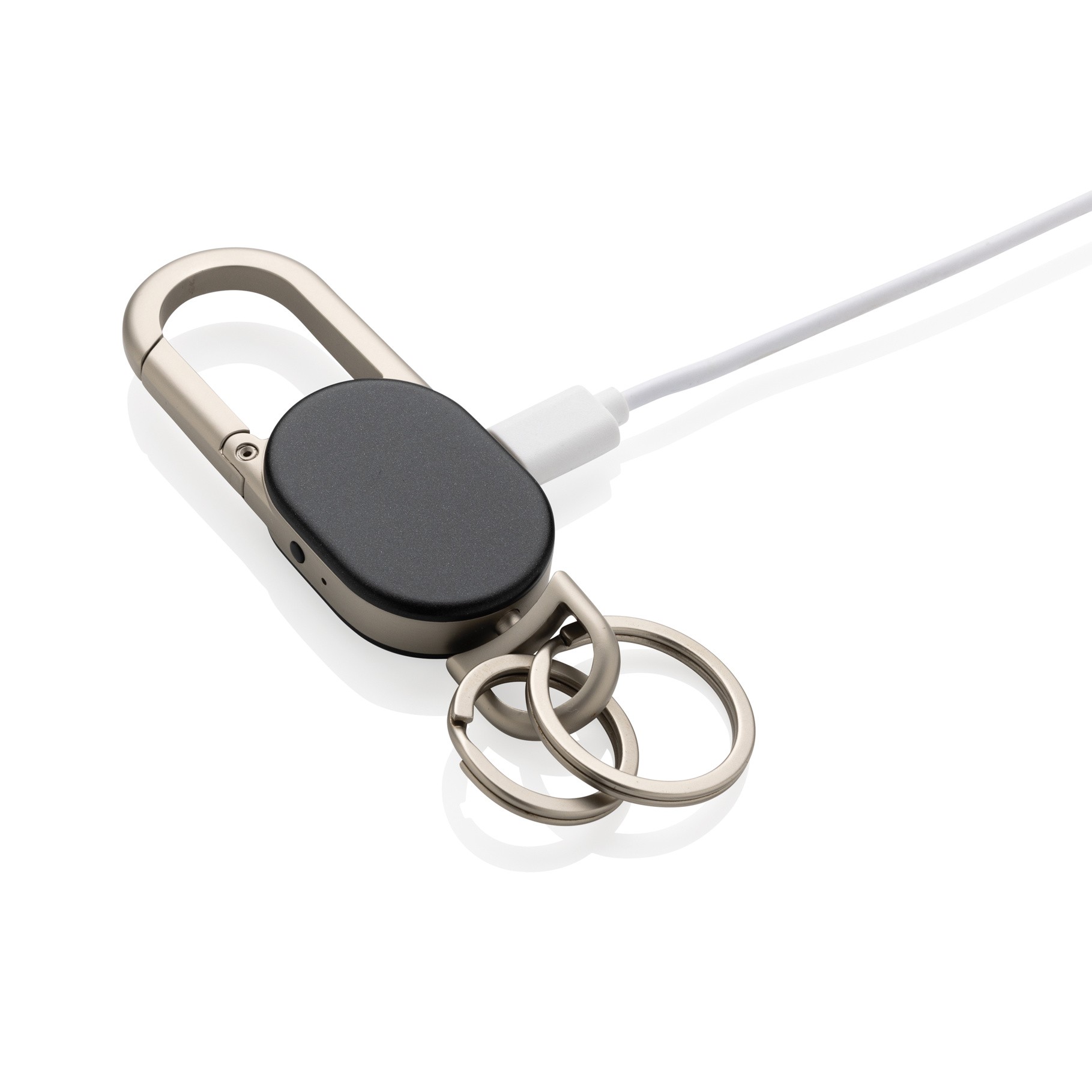 Keyfinder nøglering med global sporing og USB C