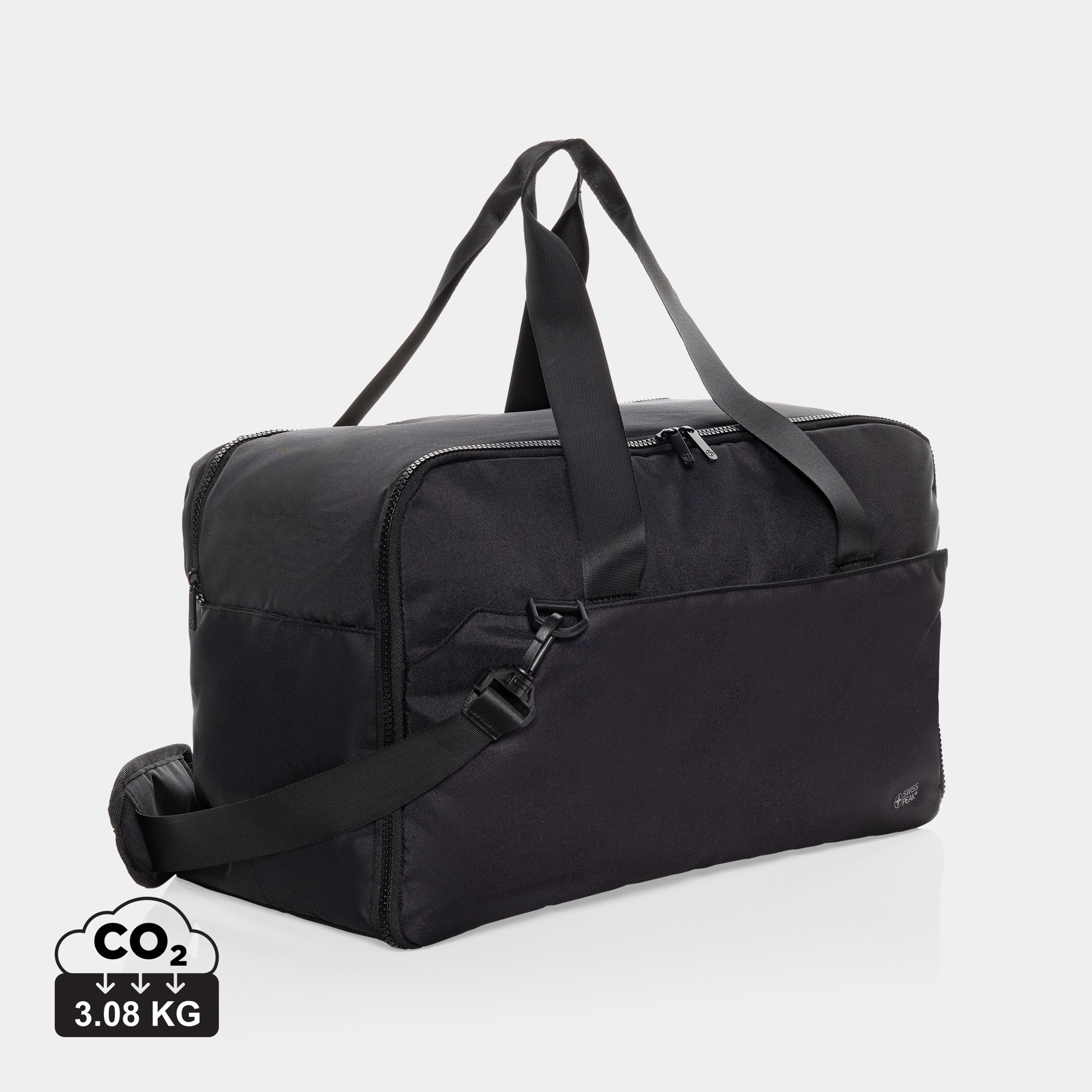 Swiss Peak Aware™ RPET weekendtaske til 15,6" laptop Varenummer P707.2701