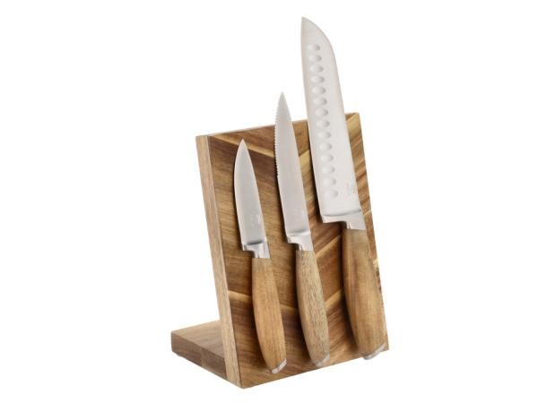 HOLM Knivblok x 16 x 12 x 21,6 cm Akacie