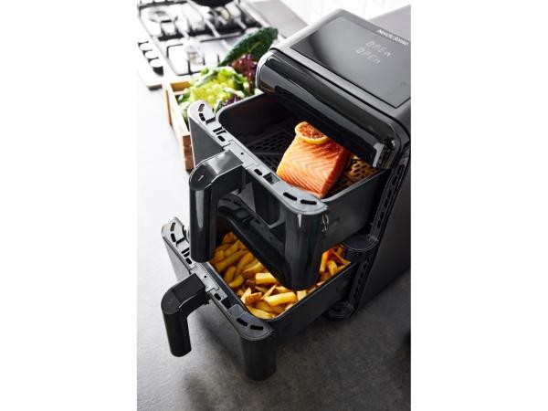 Nordic Sense Airfryer double stack 11,6 liter 2900 watt Sort