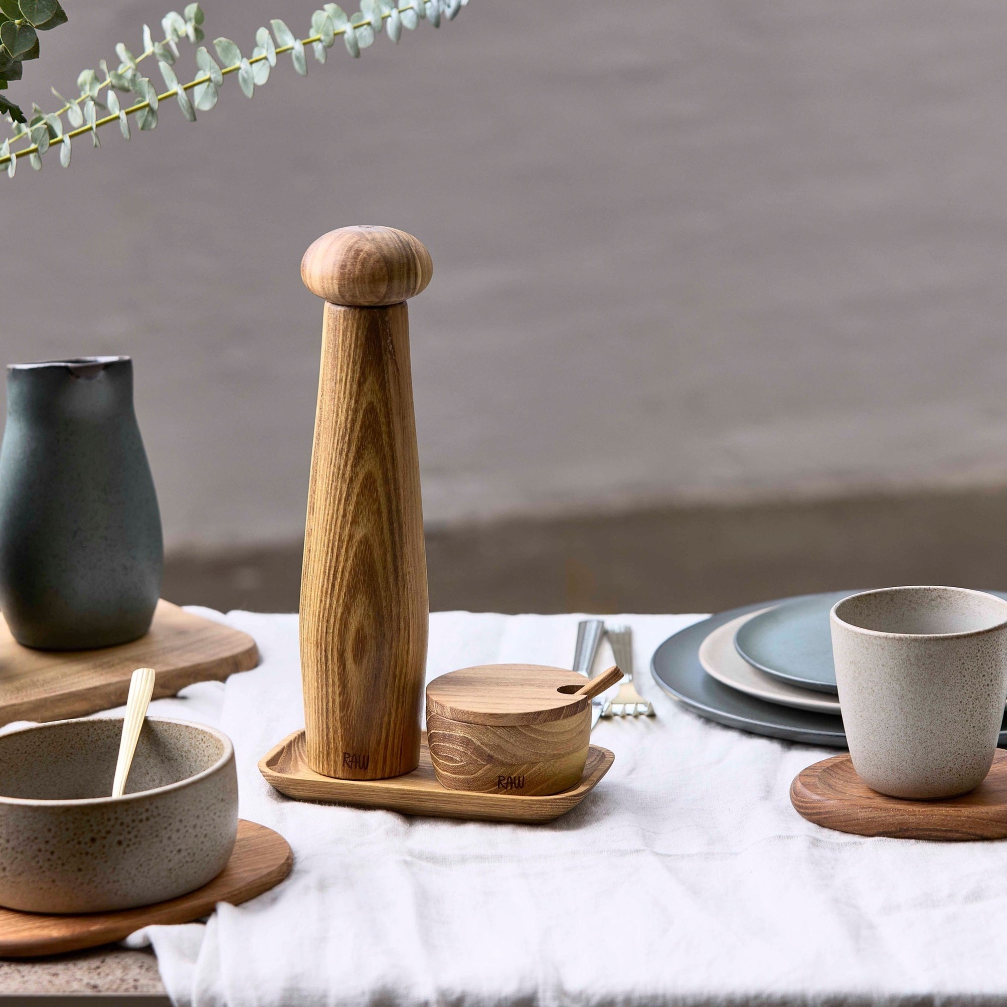 RAW Teak saltkar Natural