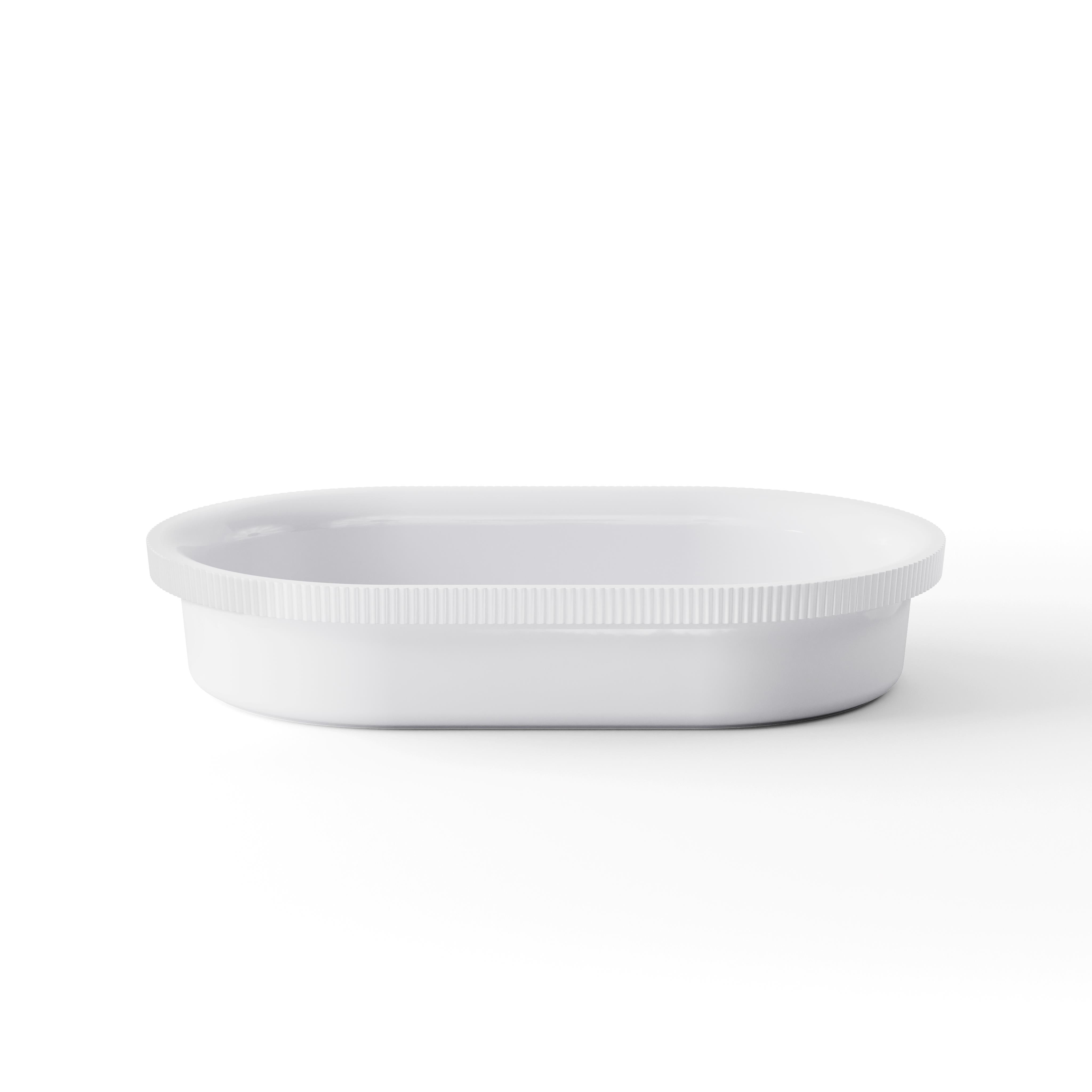 Georg Jensen Bernadotte ovalt ovnfast fad 31,6cm
