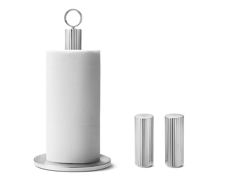 Gavepakke: Georg Jensen Bernadotte Køkkenrulleholder og Salt & Pebersæt