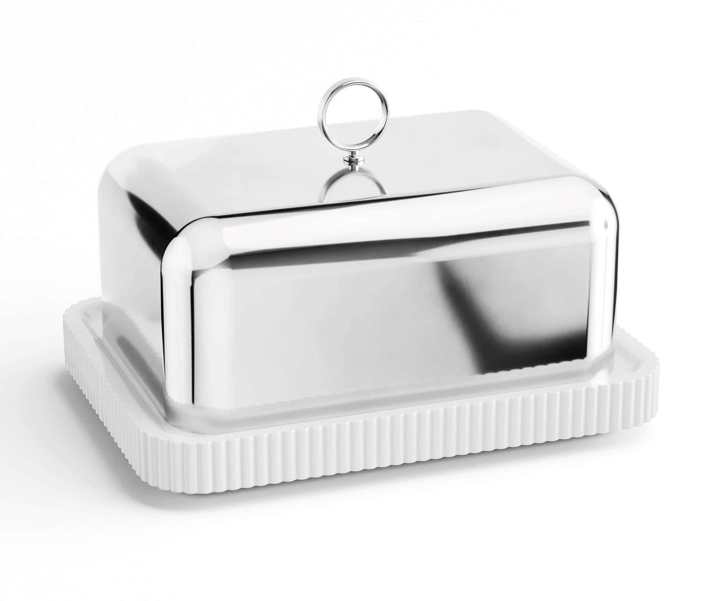 Gavepakke: Bernadotte Smørboks & flødekande fra Georg Jensen