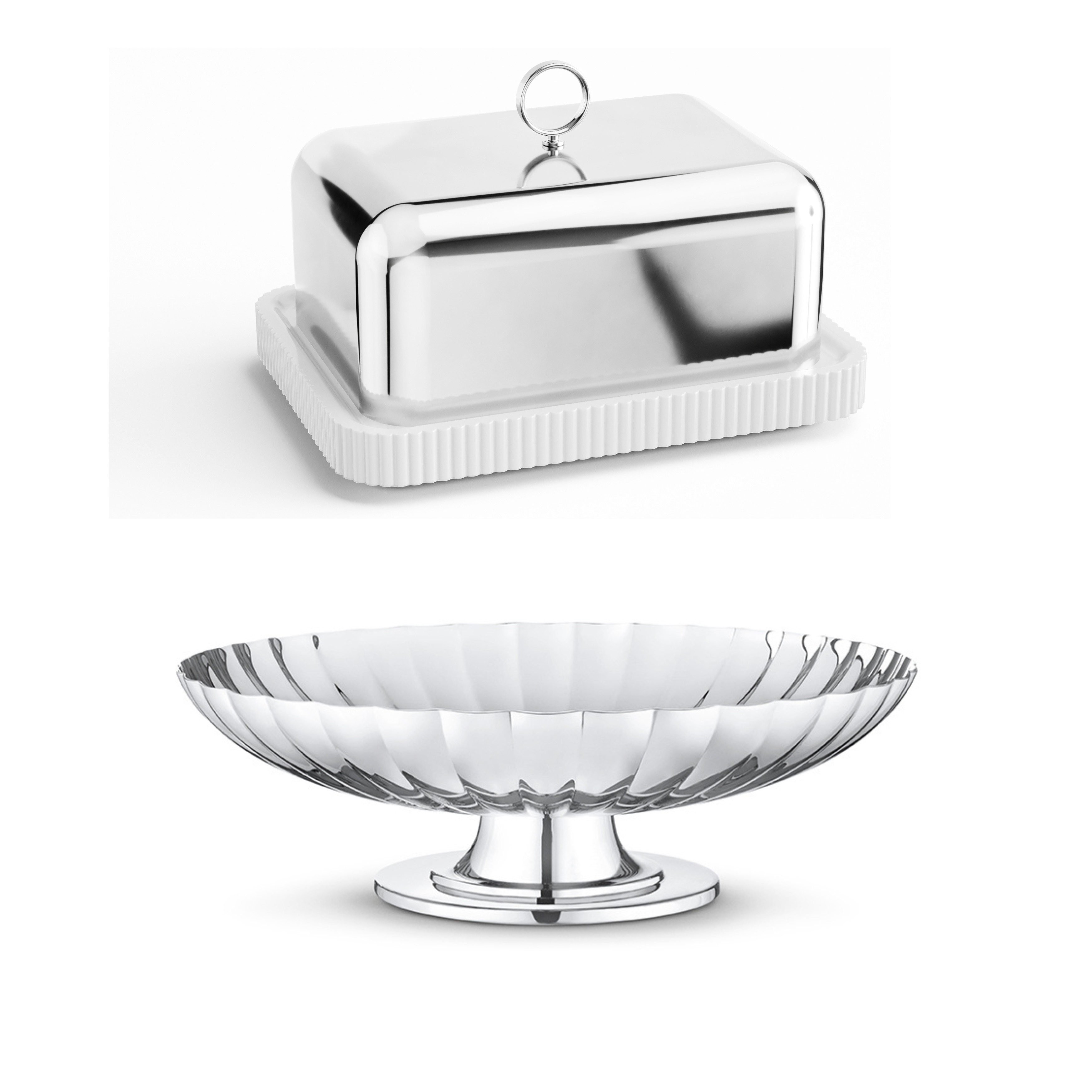 Gavepakke: Bernadotte opsats + Smørbox