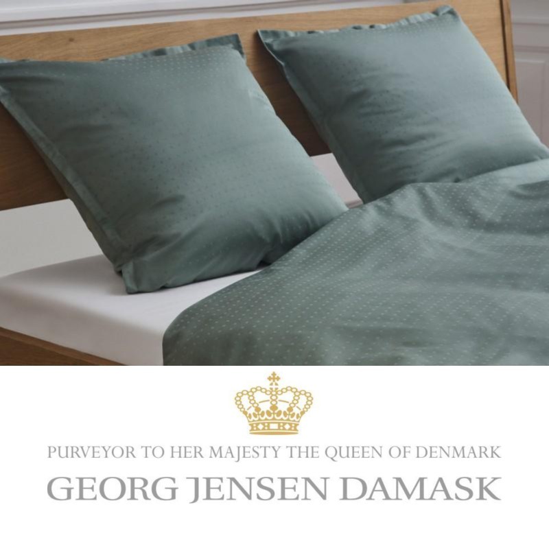 Georg Jensen Damask SKY SENGETØJ GREEN & All Toilettaske