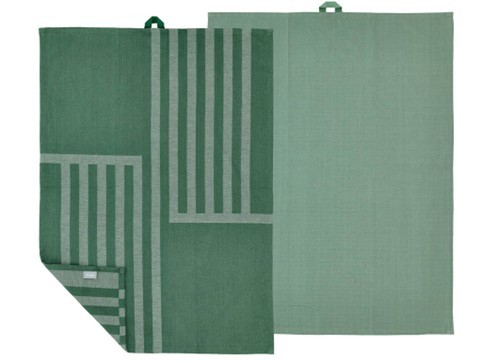 Södahl Reflection Viskestykke 50 x 70 cm 2 stk. Pine green