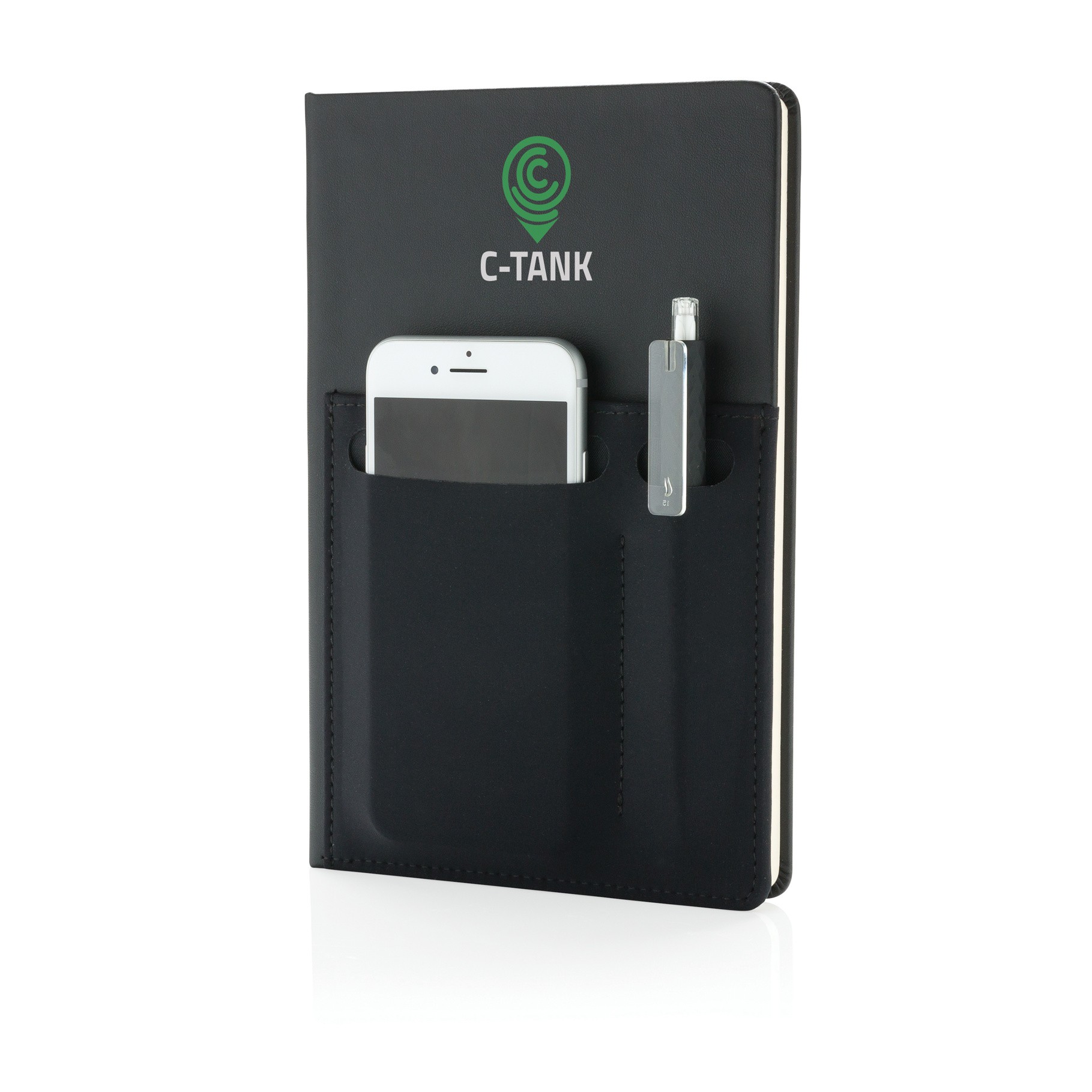 Swiss Peak refillable notebook and pen set