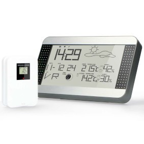Vejrstation med trådløs sensor Silver