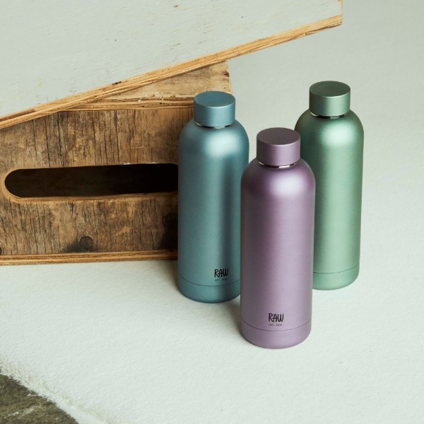 RAW To Go - termoflaske matte light green