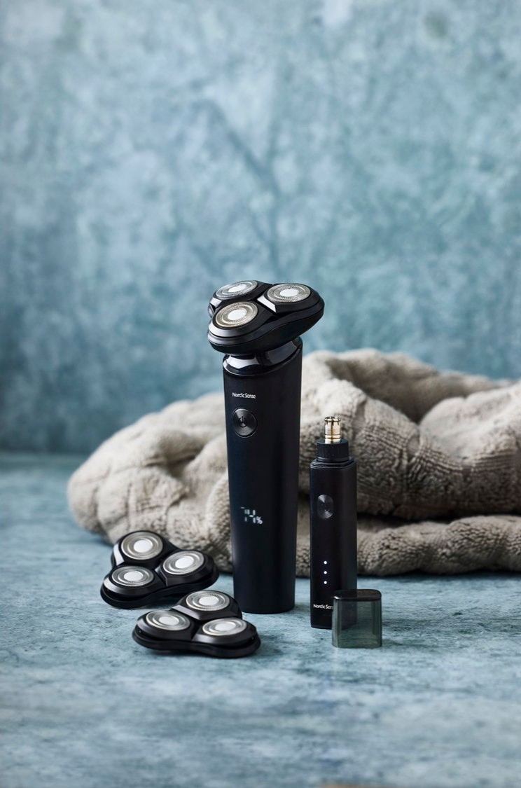 Nordic Sense Shaver m. 2 ekstra Shaver Heads