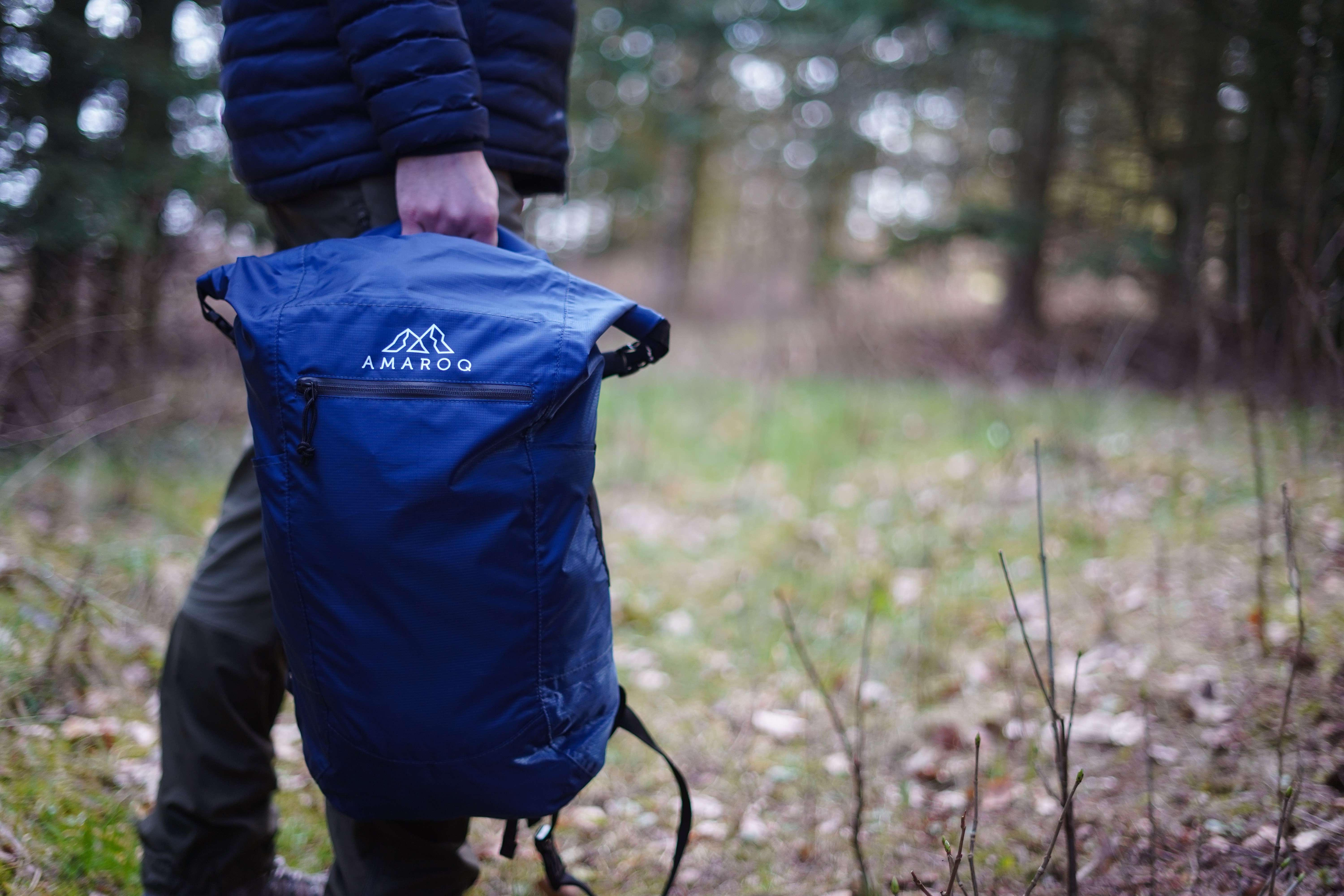 Amaroq Letvægt rygsæt, 30 L RPET, Navy