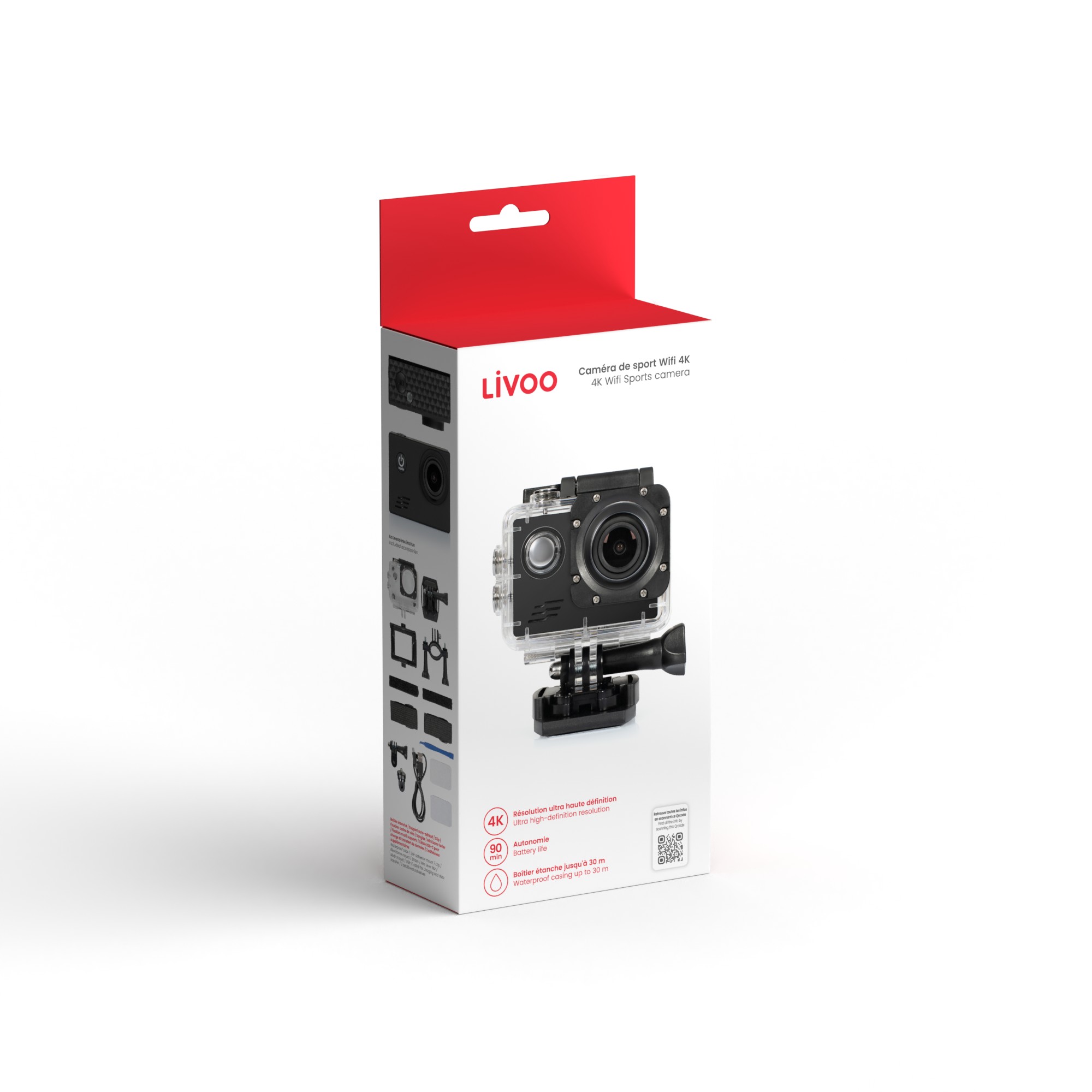 Livoo 4K Wifi Sports Kamera