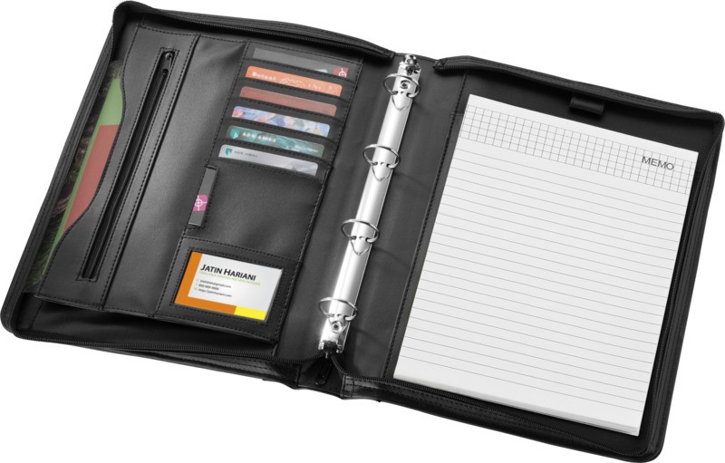  Portefølje A4 deluxe-black 