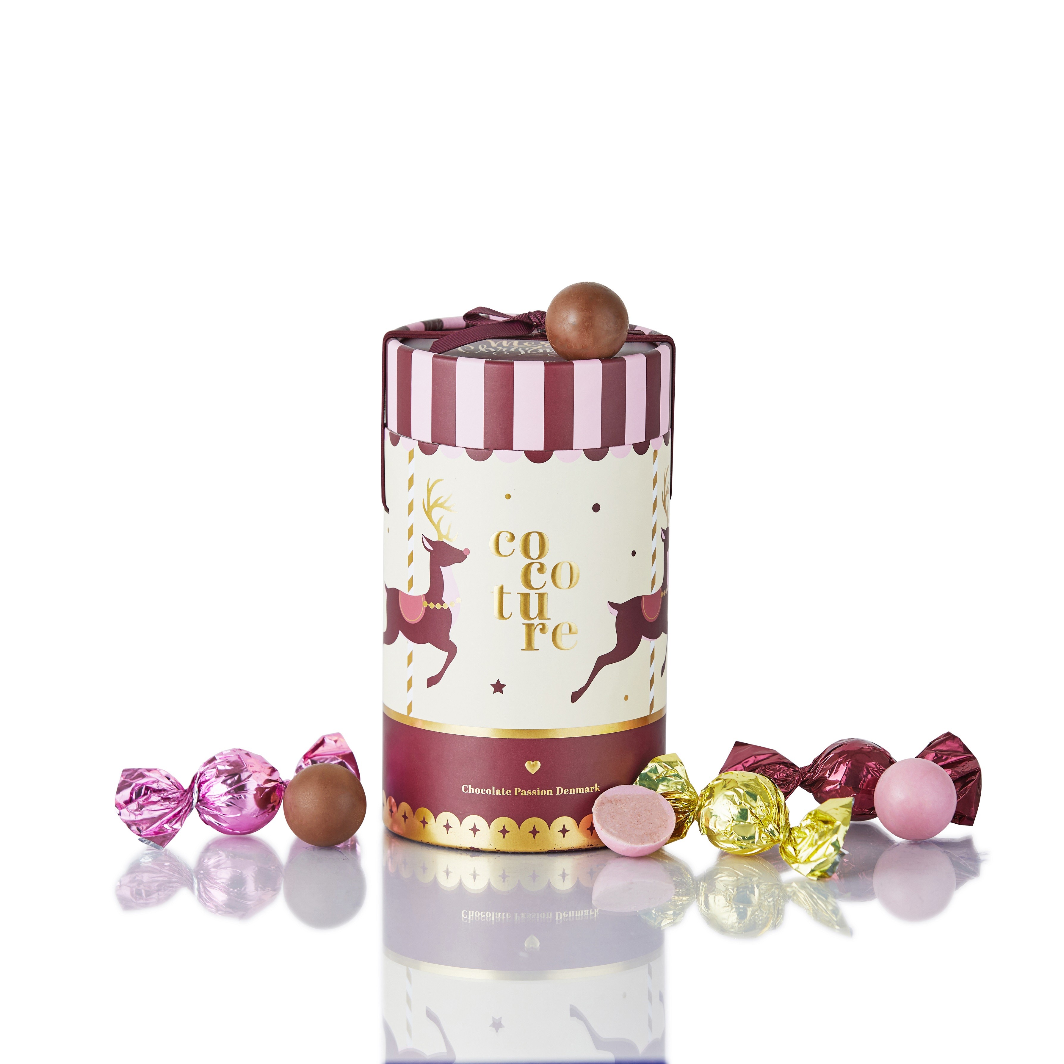 Fyldte Chokoladekugler. 250g.