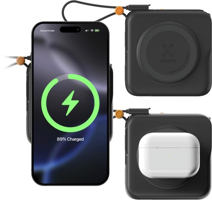 Xtorm TravelPro 30 W 10.000 mAh 3-i-1 rejseoplader