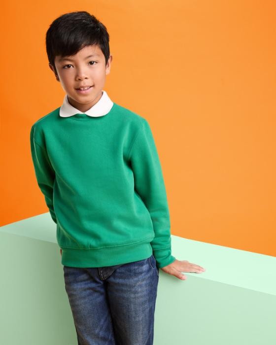Clasica unisex sweater med rund hals