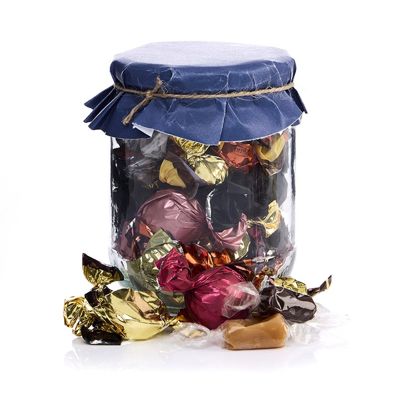 Glas med hætte m/hyggemix, 160g