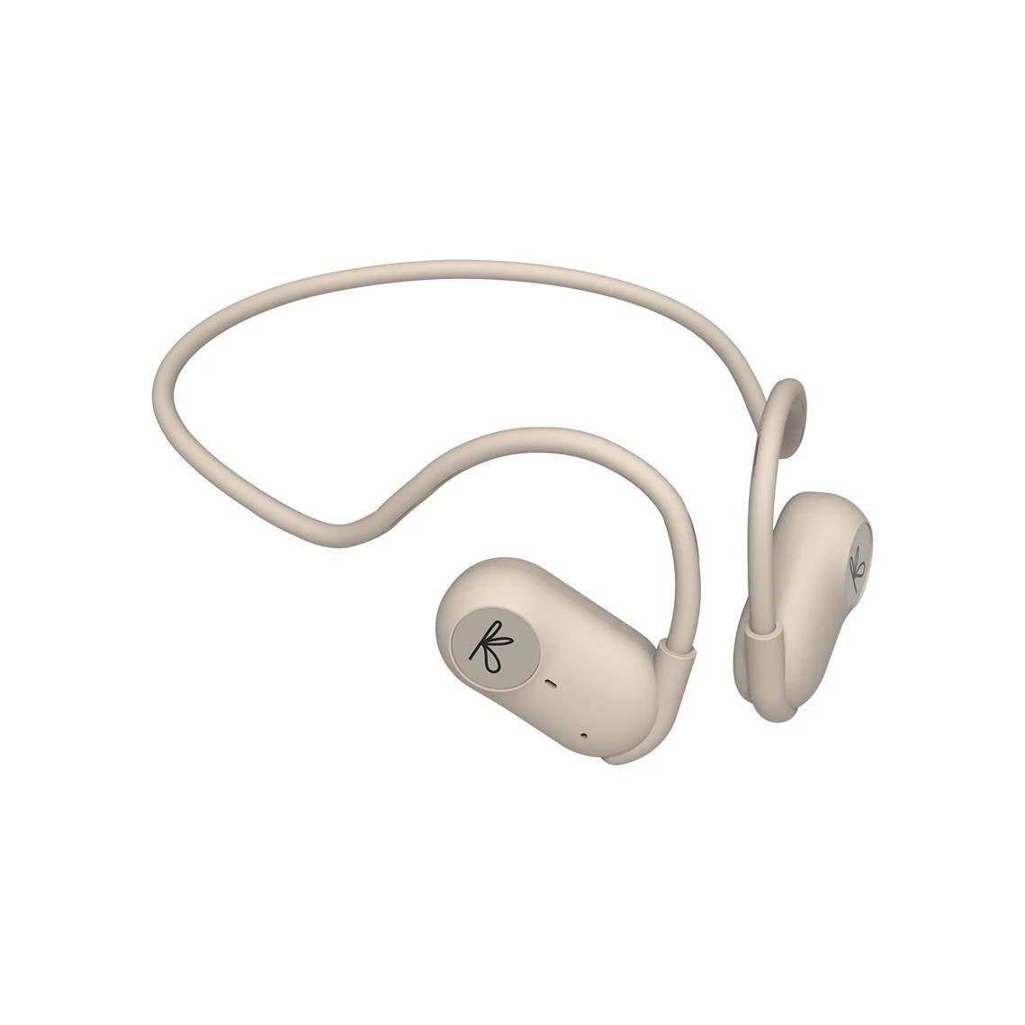 Free - Open-ear høretelefoner, sand - 1 stk på lager!