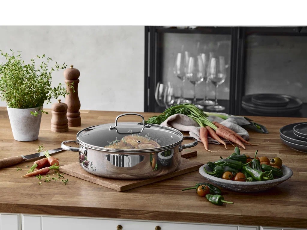 Pillivuyt Gourmet Paillon Hybrid Sautergryde Dia 28 cm 4,9 liter Stål
