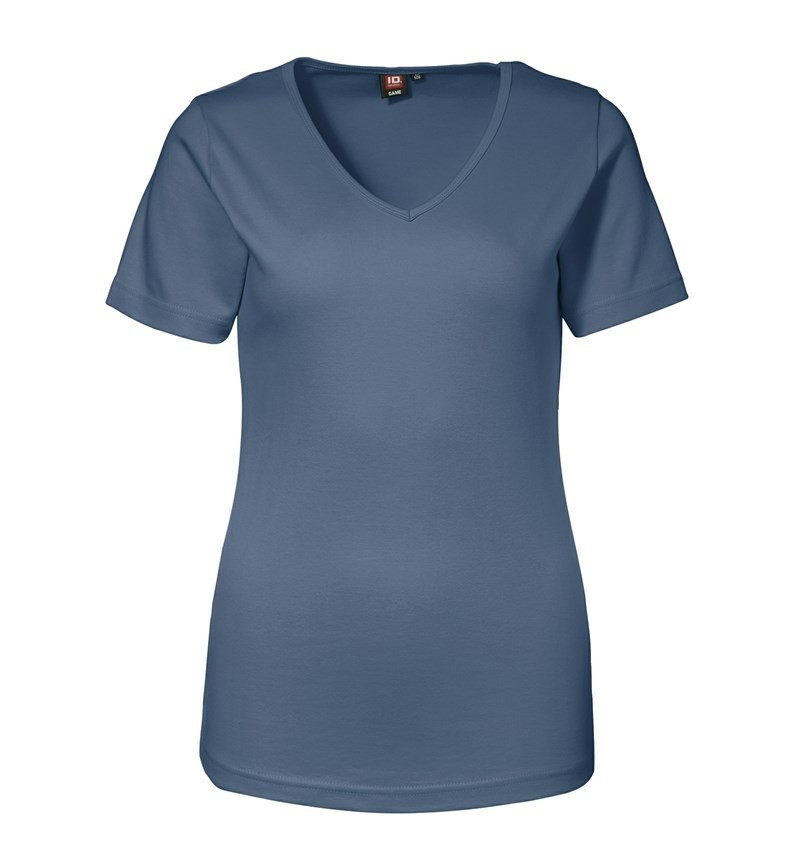 Interlock t-shirt v/hals 0506